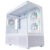  Корпус 1STPLAYER CV6 ARGB White (CV6-WH-2FAR-W-2FH7R-W-1FH7-W) / mATX / 3x120mm ARGB 2x120mm fans 
