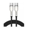  Кабель Baseus CATJK-D01 Type-C-Type-C Cafule Metal 100W 2м чёрный 