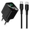  СЗУ Hoco CS83A 1USB+1Type-C 3.0A PD20W+QC3.0 быстрая зарядка для Type-C Type-C с дисплеем Black 