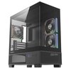  Корпус Powercase Vision Micro S4B V2 (CVMMSHBV2-A3), Tempered Glass, Type-C, 3x 120mm ARGB PWM Fan, ARGB+PWM HUB, чёрный, mATX 