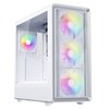  Корпус 1STPLAYER WA8 White (WA8-WH-3FA7-14-W-1FA7-W) / ATX / 3x140mm 1x120mm ARGB fans 