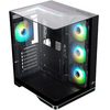  Корпус Eurocase A2751 черный, без БП, ATX, боковая и фронтальная панель из закалённого стекла, USB 3.0, USB Type-C 