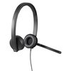  Наушники с микрофоном Logitech H570e Stereo черный (981-000575) 