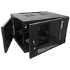 Шкаф коммутационный Lanmaster Next TWT-CBWNG-12U-6X6-BK черный 12U 550x600мм пер.дв.стекл 60кг 