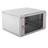  Шкаф коммутационный ЦМО ШРН-Э-9.350 серый 9U 600x350мм пер.дв.стекл несъемн.бок.пан. 
