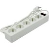  Фильтр-удлинитель сетевой DEFENDER ES-5-1.8 (99481) белый 5 розеток 1.8м 
