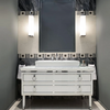  База п/раковину OASIS Lutetia 0LTCM1371LCR с 2ящ 137x56x77h nero luc-G556/хром 