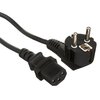  Кабель питания ExeGate Power PC-5P EP280666RUS (Евровилка угловая Schuko- C13, VDE-250V-3*1.0mm2, медь, черный, 10A, 5м) 