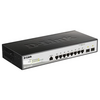  Коммутатор D-Link DGS-1210-10/ME/B2A с 8 портами 10/100/1000Base-T и 2 портами 1000Base-X SFP 