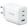  СЗУ UGREEN CD275 (90496) USB-A+2*USB-C 65W Fast Charger EU белый 