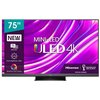  Телевизор QLED Hisense 75U8HQ черный 