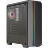  Корпус AeroCool Genesis-G-BK-v2 (4711099473892) MidiTower (ATX, USB3x2, USB2x2, ARGB fan x1, без БП) 