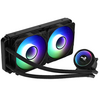  Система водянного охлаждения Aerocool Mirage L240 (4710562755992) (4 пин, 1200/2011/2066/AM4, 26.8дБ, 600-2000об/м,Cu+Al) 