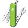  Нож перочинный Victorinox Classic Smashed Avocado (0.6223.43G) 58мм 7функц. карт.коробка 