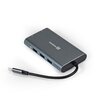  Док-станция Exegate ExeGate DUB-31C/MAX EX293985RUS (кабель-адаптер USB Type-C - 3xUSB3.0 + Card Reader + PD 100W + HDMI 4K 30Hz + VGA + Audio + Lan) 