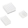 Набор радиаторов ACD RA536 White 3 in 1 Heat Sink Set Aluminum for Raspberry Pi 4B 