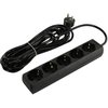  Удлинитель ExeGate ECE-5-5B EX285825RUS черный 5 евророзетки с заземлением, 5м 