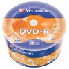  Диск DVD-R Verbatim 4.7Gb 16x (50шт) (43788) 