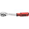  Трещотка Forcekraft FK-80724 (51424) реверсивная с прорезиненной ручкой 1/2'' (L-250мм, 72зуб) 