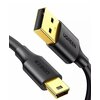  Кабель UGREEN US132 10354 USB 2.0 A Male to Mini 5 Pin Male Cable 0.5m Black 
