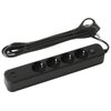  Сетевой фильтр Эра USF-4es-3m-2xUSBAC-B (Б0059574) черный 