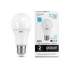  Лампа светодиодная Gauss Filament 179202210-D 10Вт E27 груша 220B 4100K св.свечения белый нейтральный уп/1шт 
