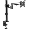  Кронштейн для мониторов Ultramounts UM 736 черный 17"-32" макс.8кг крепление к столешнице поворот и наклон 