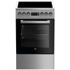  Плита Beko FSM57300GX серебристый/черный 