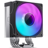  Кулер JONSBO CR-1000 V2 Pro Color LGA1700/1200/115X/AM5/AM4 (TDP 230W, PWM, 120mm Dynamic Multi-Color LED Fan, 6 тепловых трубок, 4-pin) Ret 