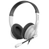  Наушники с микрофоном A4Tech HU-10 черный/белый 