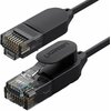  Кабель UGREEN NW122 (70653) CAT 6A Pure Copper Ethernet Cable OD2.8 3m Black 