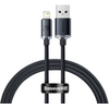  Дата-кабель Baseus Crystal Shine (CAJY000101) Fast Charging USB to iP 2.4A 2m Black 
