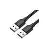  Кабель UGREEN US102 10310 USB 2.0 A Male to A Male Cable 1.5m Black 