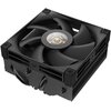  Кулер DEEPCOOL AN400 BK, Black LGA1700/1200/115X/AM5/AM4 низкопрофильный 52,5 mm (TDP 150W, PWM, Fan 120mm, 4 тепл. трубок, Copper Base) 