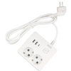  Сетевой удлинитель Power Cube PC-1-2M 1.9м (2 розетки) белый (коробка) 