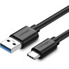  Кабель UGREEN US184 20884 USB 3.0 A Male to Type C Male Cable Nickel Plating 2m Black 