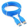  Кабель Gembird Cablexpert CCP-USB3-AMAM-6 Pro, AM/AM, 1.8м, экран, синий 