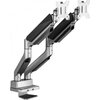  Кронштейн для мониторов Ultramounts UM 718 серый 17"-35" макс.15кг крепление к столешнице поворот и наклон 