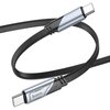  Дата-кабель HOCO U119 Machine 60W charging data cable Type-C + Type-C черный 