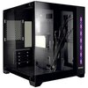  Корпус Ginzzu V320 RGB подсветка, закаленное стекло 1*USB 3.0,1*USB 2.0, AU mATX 