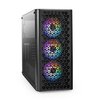  Корпус ExeGate EVO-9202-EVO800 EX296077RUS Miditower (ATX, БП EVO800RGB с вент. 12 см, с окном, 1*USB+1*USB3.0, аудио, черный, 3 вент. 12см с RGB) 