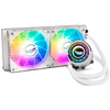  СВО Valkyrie Jarn 240 ARGB White (HW C240W) / 2x120mm ARGB fans, 700-1850RPM, 75CFM, 34dBA, 250W TDP 