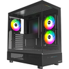  Корпус Montech XR Black (XRB) / ATX / 3x120mm ARGB fans 