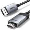  Кабель UGREEN DP119 15774 DP to HDMI 4K Cable 2m Black/Silver 