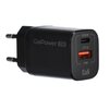  Зарядное устройство GOPOWER 00-00028403 1USB+1TYPE-C 35W QC3.0 Black 