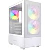  Корпус Powercase Mistral AY3W ARGB (CMAYW-A3), Tempered Glass, 2x 140mm +1x 120mm ARGB Fans, белый, ATX 