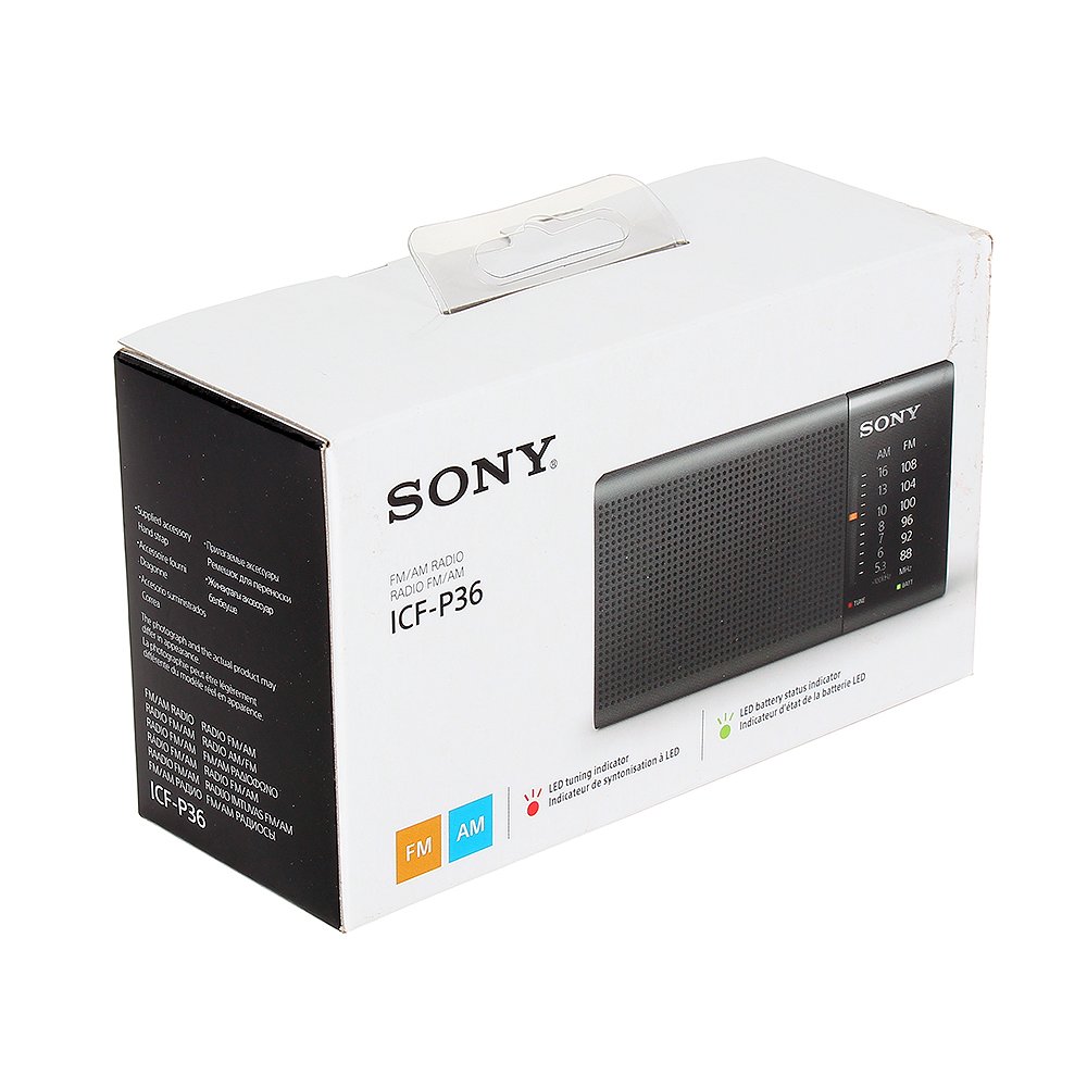 Горизонтальная 36. Sony ICF-p36. Радиоприемник Sony ICF-p36 черный. Sony ICF-p36/BC:. Sony портативный радиоприемник ICF-p36b.