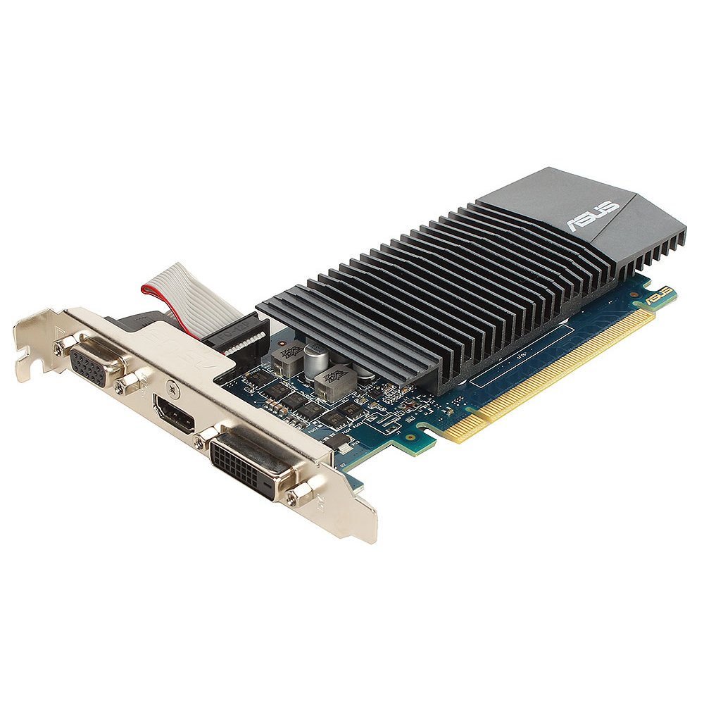 Купить Видеокарта Asus nVidia GeForce GT 710 2048Mb 710-2GD5-SL  (90YV0AL1-M0NA00) в Крыму, цены, отзывы, характеристики | Микролайн