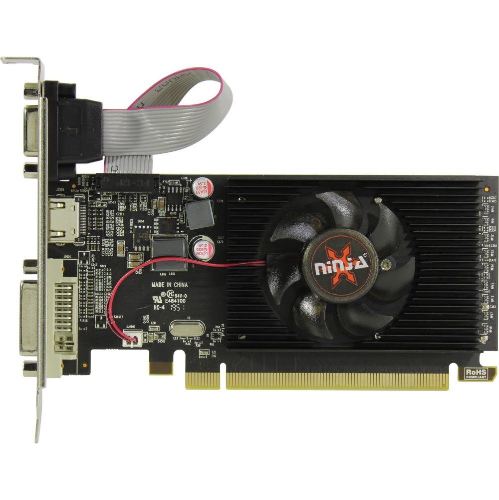 Купить Видеокарта Sinotex Ninja Radeon R5 230 (120SP) AKR523023F 2G DDR3  64BIT (DVI/HDMI/CRT), RTL в Крыму, цены, отзывы, характеристики | Микролайн