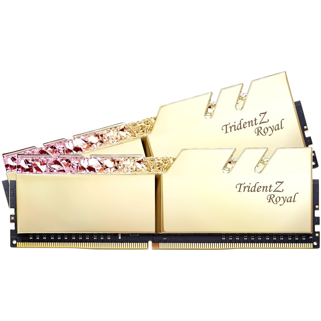 DDR4 G.Skill Trident Z Royal 32GB 2x16GB kit 3600MHz CL16 1.35V F4 3600C16D 32GTRGC Gold